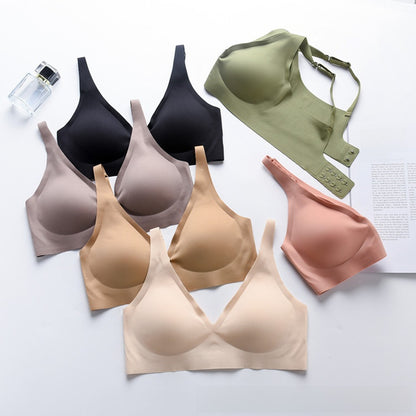 Soutien-gorge ajustable push-up sans coutures et sans armatures