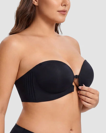 Convertible Strapless Push-Up Bra with Removable Straps