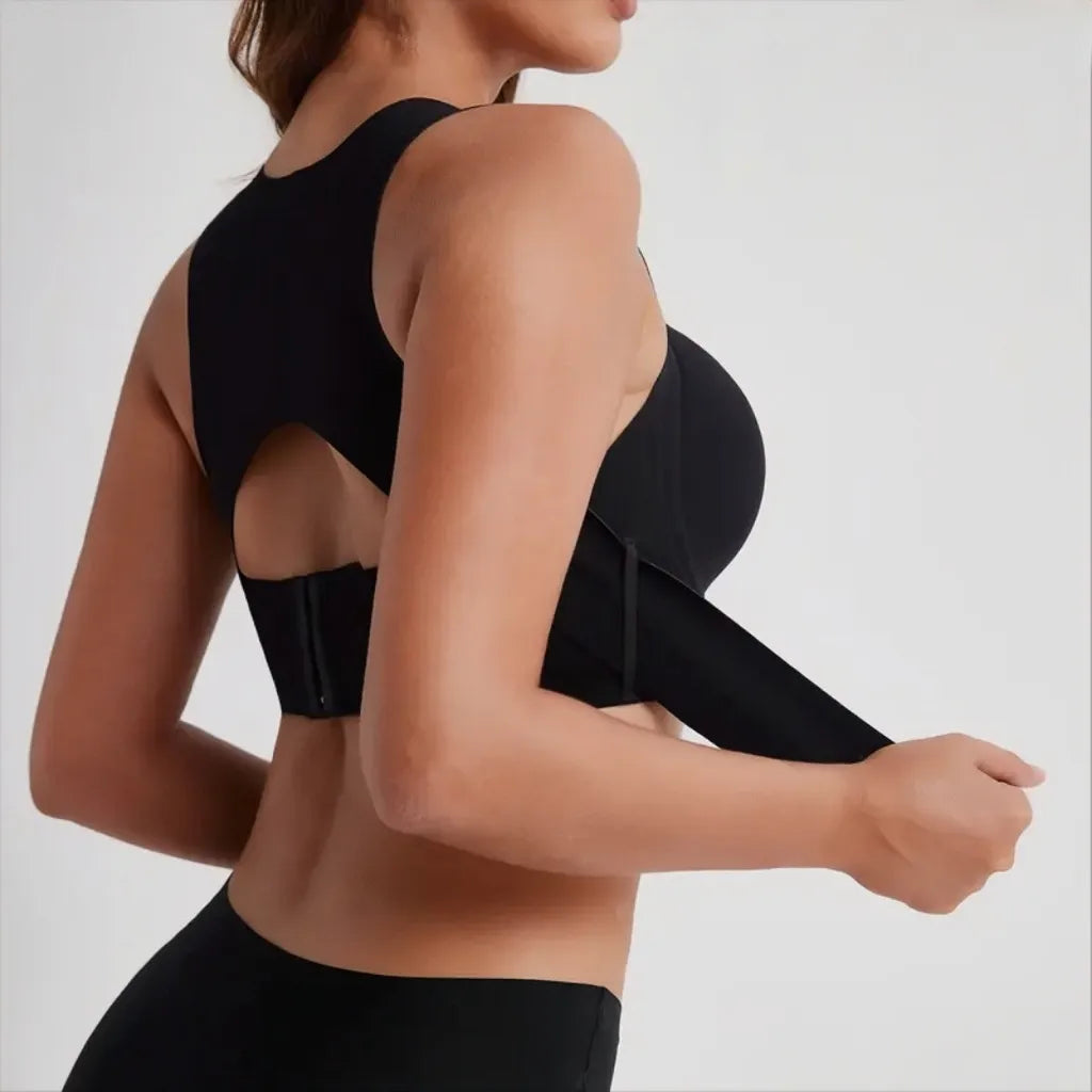 Seamless Support Bra with Front & Back Adjustable Fit
