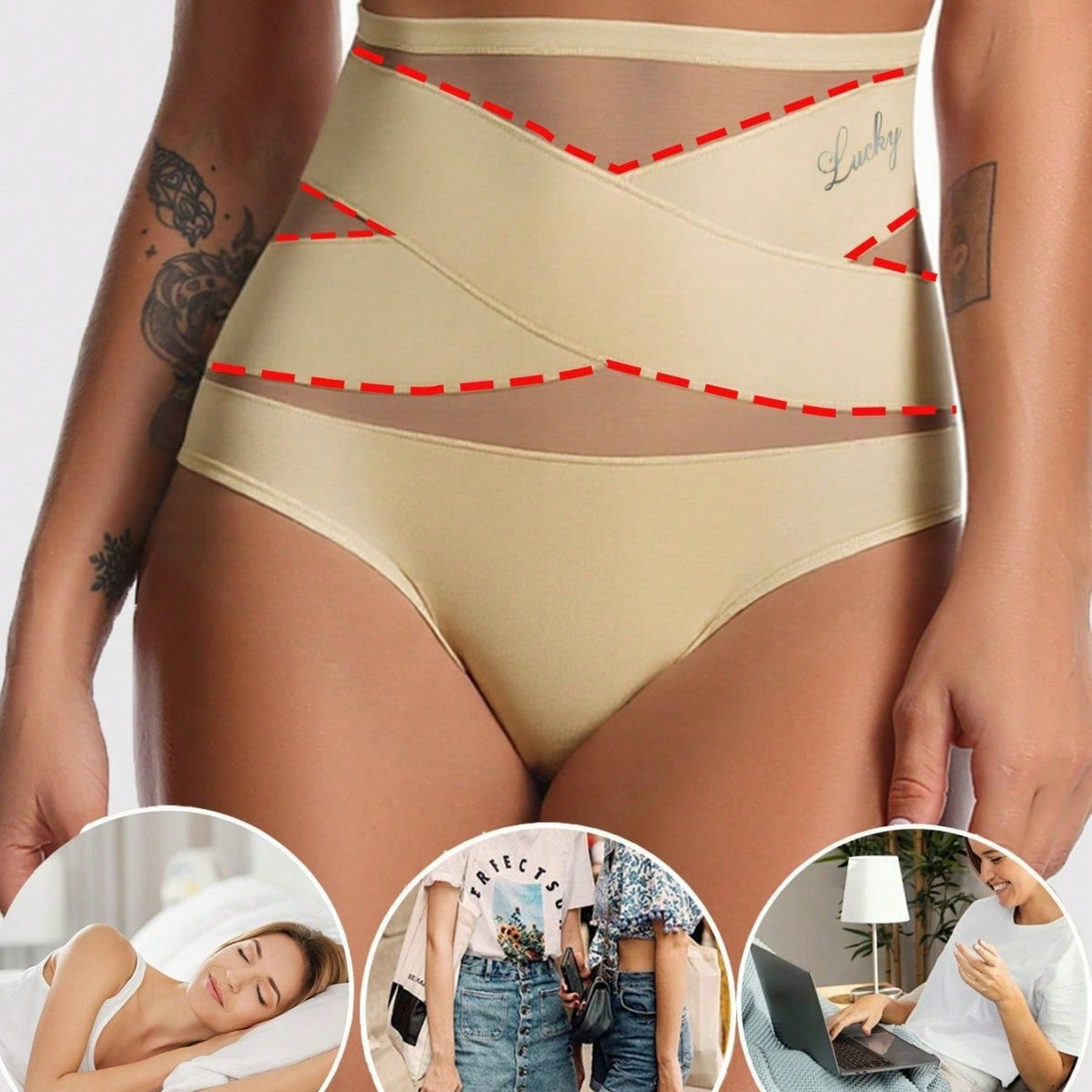Best High-Waisted Seamless Tummy Control Panties