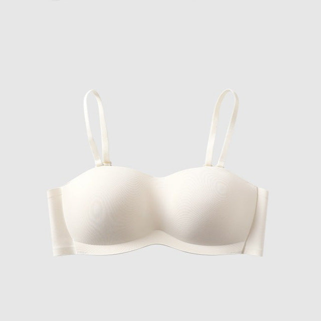 Soutien-gorge push-up sans bretelles et sans coutures avec maintien latéral