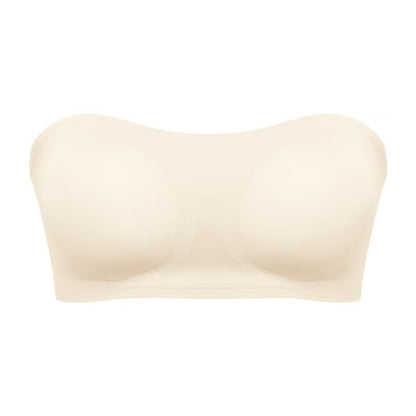Soutien-gorge bandeau sans couture pour femme, haut tube à boucle latérale croisée