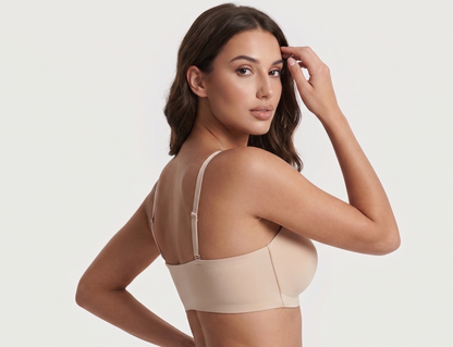 Soutien-gorge push-up sans bretelles et sans coutures avec maintien latéral